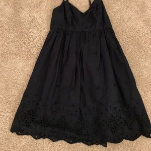 Black babydoll dress